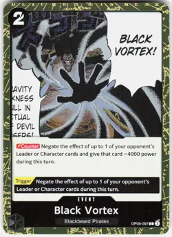 Black Vortex Foil OP09-097 PRB-02 The Best One Piece - Image 1
