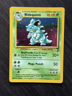 Nidoqueen 12/130 Holo Rare - Pokemon TCG Base Set 2 WOTC - Near Mint #33 - Image 1