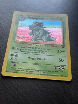 Nidoqueen 12/130 Holo Rare - Pokemon TCG Base Set 2 WOTC - Near Mint #33 - Image 3