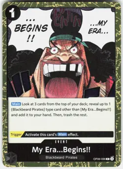 My Era...Begins!! Foil OP09-096 PRB-02 The Best One Piece - Image 1