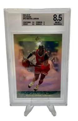 1995-96 SP - Premium Collection Holoview Michael Jordan #5 BGS 8.5 NM+ - Image 1