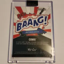 Wild Card 2025 Comix BAANG! Antonio Gates San Diego Chargers ACBRB-AG #3/3 - Image 3