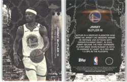 2025-26 Topps Chrome Cactus Jack #43 JIMMY BUTLER III Golden State Warriors - Image 3