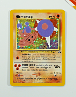 Pokemon Hitmontop 3/75 Holo Unlimited Neo Discovery 2001 Italiano - Image 1
