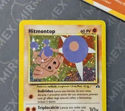 Pokemon Hitmontop 3/75 Holo Unlimited Neo Discovery 2001 Italiano - Image 3