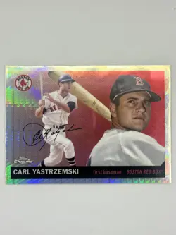 2025 Topps Chrome Platinum Refractor #368 Carl Yastrzemski Boston Red Sox - Image 1