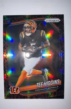 2025 Panini Prizm - Tee Higgins #13 Snake Skin Prizm - Image 1