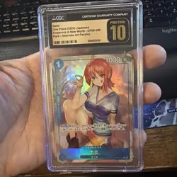 CGC GEM PRISTINE 10 One Piece Nami OP09-050 Emperors In The New World - Image 3
