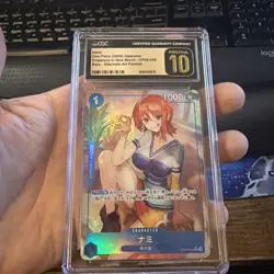 CGC GEM PRISTINE 10 One Piece Nami OP09-050 Emperors In The New World - Image 4