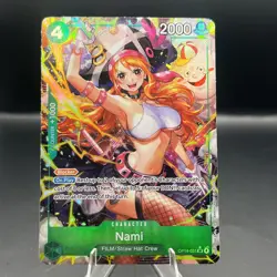 One Piece TCG Nami OP14-031 Alt Art SR The Azure Sea’s Seven English OP14 TCG - Image 1