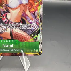 One Piece TCG Nami OP14-031 Alt Art SR The Azure Sea’s Seven English OP14 TCG - Image 5