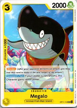 Megalo (Judge Pack Vol. 7) Foil UC One Piece Promotion Cards OP11-112 NM - Image 1