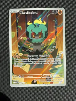 Pokemon TCG Marshadow Mega Evolution Illustration Rare Card 146/132 N/M - Image 3