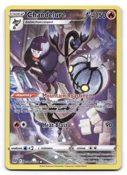 Chandelure NM Lost Origin Trainer Gallery TG04/TG30 Pokemon TCG Holo - Image 1