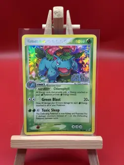 Pokemon TCG Venusaur EX Crystal Guardians Reverse Holo Card 28/100 Stamped (LP) - Image 1