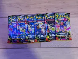 Pokemon Perfect Order Booster Packs Lot of 6 Factory Sealed - Image 1