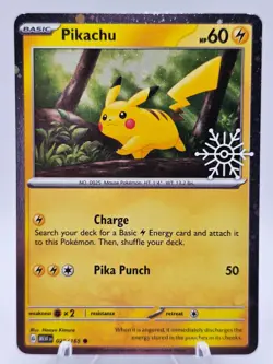 Pikachu (Holiday Calendar) 025/165 Pokemon TCG MCAP Holo NM - Image 1