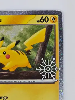 Pikachu (Holiday Calendar) 025/165 Pokemon TCG MCAP Holo NM - Image 4