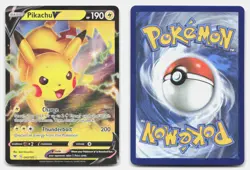 Pikachu V 043/185 Holo V Rare Vivid Voltage Pokemon NM - Image 3