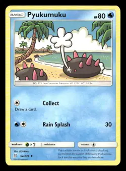Pyukumuku 52/236 Unified Minds NM/M Pokemon - Image 1