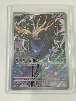 Pokemon TCG Xerneas Illustration Rare Full Art Holo 091/086 Chaos Rising NM - Image 1