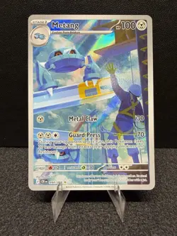 Pokemon Metang 094/086 Chaos Rising Full Art Holo Rare Stage 1 100 HP - Image 1