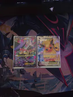 Pokemon TCG M Latios EX 102/108 Full Art Holo - Flareon EX RC28/RC32 Full Art - Image 1