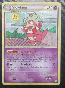 Pokemon TCG Slowking HeartGold SoulSilver Holo Card 12/123 - Image 1