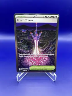 Pokemon TCG Prism Tower Trainer 111/86 Chaos Rising Ultra Rare Holo English NM - Image 2