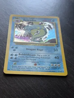 Gyarados 7/130 Holo Rare - Pokemon TCG Base Set 2 WOTC - Near Mint #32 - Image 3