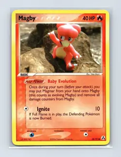 Magby 58/92 Common Legend Maker Pokemon Lightly Played - Image 1