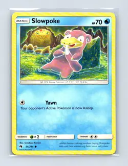 Slowpoke 54/214 Common Lost Thunder Pokemon Lightly Played - Image 1