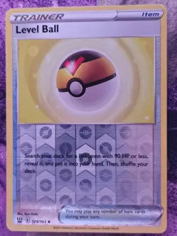 Level Ball 129/163 Uncommon Battle Styles Pokemon Reverse Holo Near Mint - Image 1