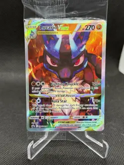 Pokemon TCG Lucario VSTAR SWSH291 Sword & Shield Crown Zenith Promo Card Sealed - Image 1