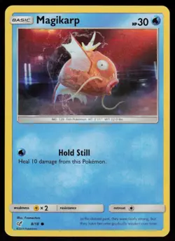 Magikarp 8/18 Common Detective Pikachu Pokemon Holo Lightly Played - Image 1