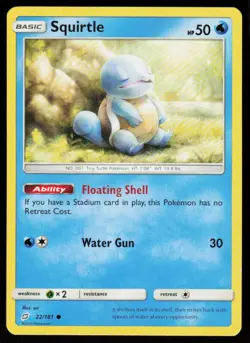 Squirtle 22/181 Common Team Up Pokemon Lightly Played - Image 1