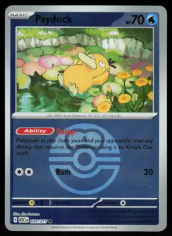 Psyduck (Love Ball) 039/217 Common Ascended Heroes Pokemon Reverse Holo NM - Image 1