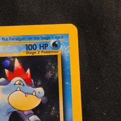 Pokemon Feraligatr 4/111 Neo Genesis 1st Edition Holo Rare English 2000 - Image 4