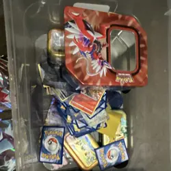 Pokemon TCG Mixed Lot: Holo Cards, Binder/Pages & Storage Tins - Image 2