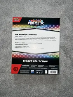 POKEMON TCG SCARLET & VIOLET PRISMATIC EVOLUTIONS BINDER COLLECTION *SEALED* - Image 2