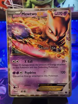 Pokemon TCG Mewtwo-EX Card 54/99 World Championship 2012 - HP - Image 2