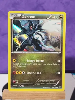 Pokemon TCG Zekrom Roaring Skies Holo Rare Card 64/108 Reverse Holo - Image 1