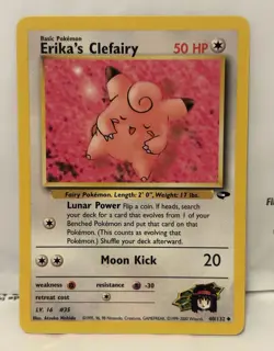 1999-2000 LP Erika's Clefairy 40/132 Uncommon 50 HP ENG - Image 1