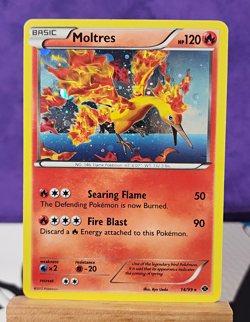 Pokemon TCG Moltres 14/99 Next Destinies Holo Rare Basic HP120 English - Image 1
