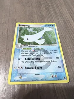 Dewgong 3/112 Reverse Holo Rare FireRed & LeafGreen Pokemon 2004 MP - Image 4