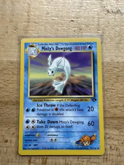 Misty’s Dewgong 54/132 Pokemon Gym Heroes 1995/96/98 LP - Image 1