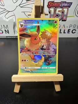 Flareon TG01/TG30 Pokemon TCG SWSH Brilliant Stars Trainer Gallery Full Art NM - Image 1