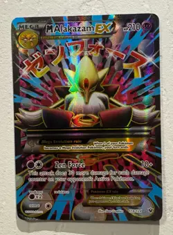 M Alakazam EX Full Art 118/124 XY Fates Collide Near Mint Pokemon - Image 1
