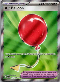 Air Balloon 166/132 Ultra Rare Mega Evolution Pokemon Holo Near Mint - Image 1