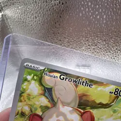 Pokemon TCG Hisuian Growlithe 181/167 Sv06 Twilight Masquerade Holo IR Eng - Image 3
